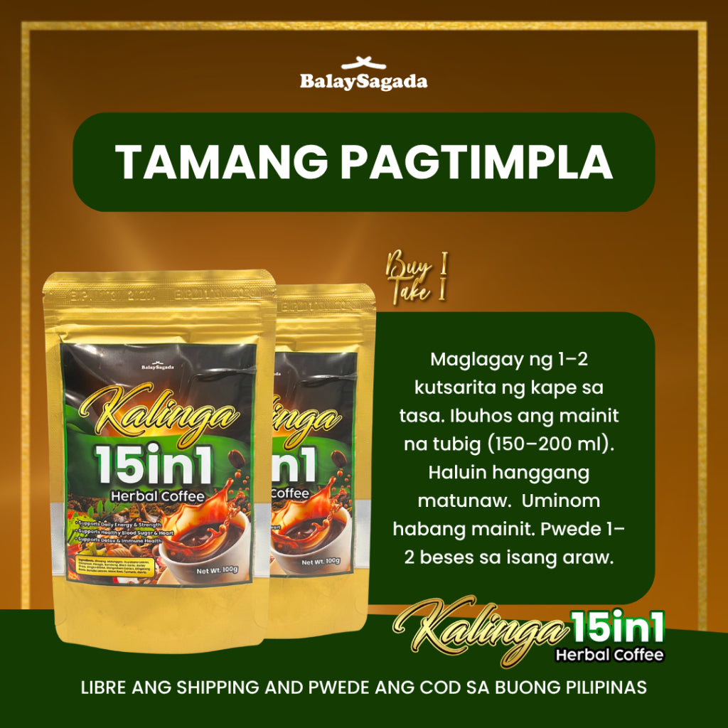 Kalinga 15 in 1 Coffee Buy 1 Take 1